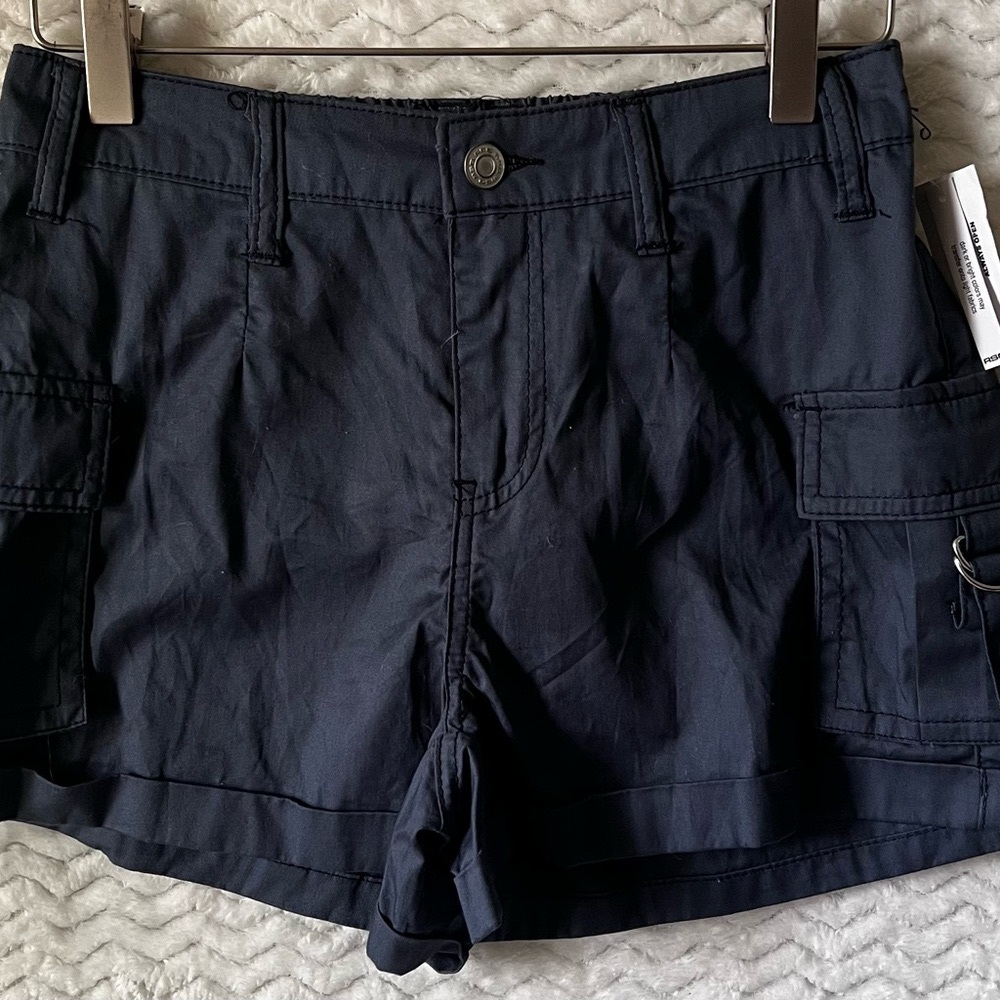 NWT RSQ Blue Cargo Shorts Relaxed Fit